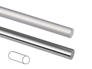 Profilo Tubo Tondo Pieno In Alluminio- - Ø Mm.8 Mt.1 Argento - 5 Pezzi