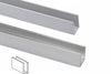 Profilo Ad U In Alluminio- - Mm.10X10 Mt.1 Argento - 5 Pezzi
