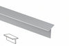 Profilo T In Alluminio Argento Mt.1- - Mm.20X20 - 5 Pezzi