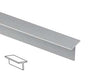 Profilo T In Alluminio Argento Mt.1- - Mm.20X20 - 5 Pezzi