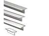 Profilo T Mt 0,9- - Mm.14X9 Acciaio Inox - 10 Pezzi