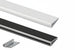 Profilo Unghietta In Alluminio- - Mm.25 Mt.2 Argento - 5 Pezzi