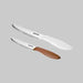 Coltello Tavola 'Presto' Lunghezza Totale 23 Cm - Lama 12 Cm - Bianco 6 Pezzi - Tescoma