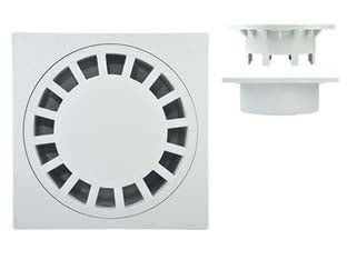 Chiusino Sifonato Per Pozzetto- - Cm.10X10 - Ø Cm.9 - 12 Pezzi