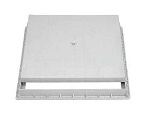 Chiusino Con Telaio Per Pozzetto Apertura Con Bullone Cm.35X35