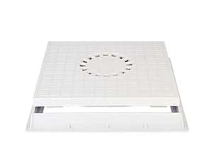 Chiusino Sifonato Con Telaio Per Pozzetto Cm.30X30 Ø Cm.13,5