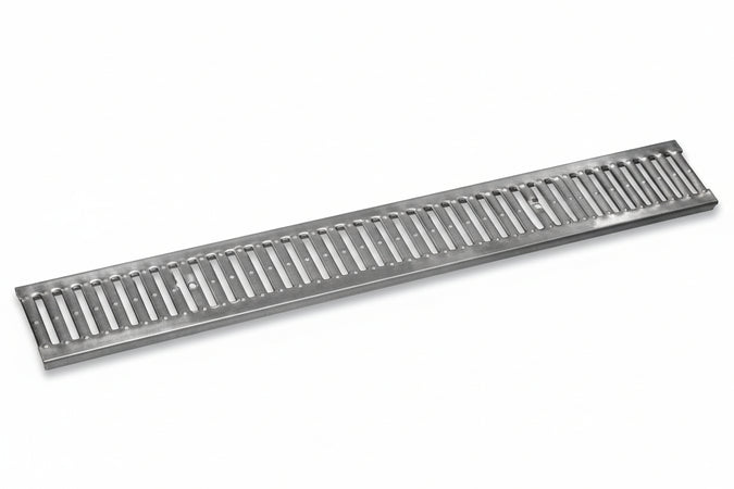 Griglia Zincata Per Canaletta In Polipropilene Da Cm.100X10 Cm.100X10X1,3H.