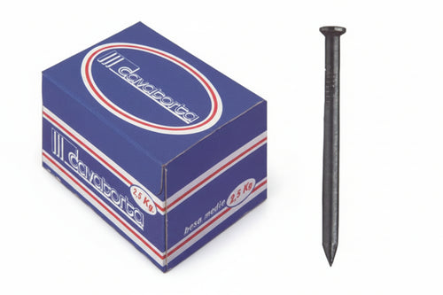 Chiodi Acciaio Temperato Testa Bombata- -Ø Mm.3X30 - 2.5 Kg Cavatorta