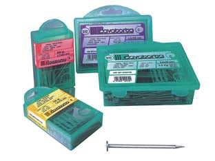 Chiodi Testa Piana Bricoline- - Ø Mm. 2,0 - 13X30 Gr.1000 - 4 Blister Cavatorta