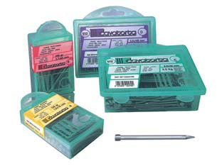 Chiodi Acciaio Testa Gruppino Bricoline- - Ø Mm. 1,5 - 40 Gr.1000 - 1 Blister Cavatorta