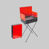 Barbecue A Carbonella 'Valigetta' Cm 43X31X77H