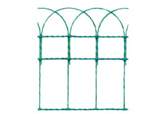 Rete Zincata Plastificata Verde Arcoplax- - Cm.40H. Filo Verticale 3,2 Orizzontale 2,2 - 1 Rotolo Cavatorta
