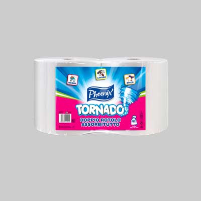 Bobina Carta Asciugatutto 'Tornado' Coppia 1,7 Kg