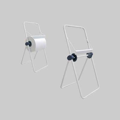 Dispenser Bobina Carta Da Pavimento Cm 38X37X86H