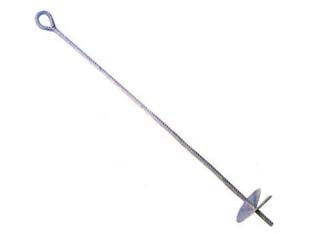 Ancora Per Vigneto Zincata Ø14X100 Cm Con Asta Ø12 Mm In Acciaio T-Rex