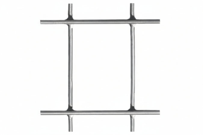 Rete Elettrosaldata Zincata Prima Maglia Mm.50X76- Maglia Mm.50X76 Filo Ø Mm.1,63 Est. - Cm.80H. - 1 Rotolo T-Rex