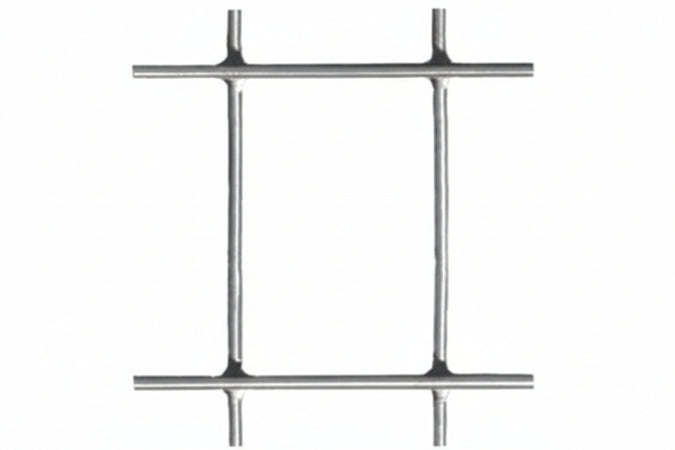 Rete Elettrosaldata Zincata Prima Maglia Mm.50X76- Maglia Mm.50X76 Filo Ø Mm.1,63 Est. - Cm.120H. - 1 Rotolo T-Rex