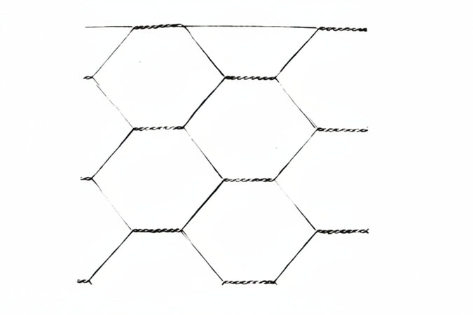 Rete Tripla Torsione Zincata Dopo La Tessitura- Maglia 16/2 Spessore Filo Ø Mm.0,6 Mt.50 Cm.50H. - 1 Rotolo T-Rex