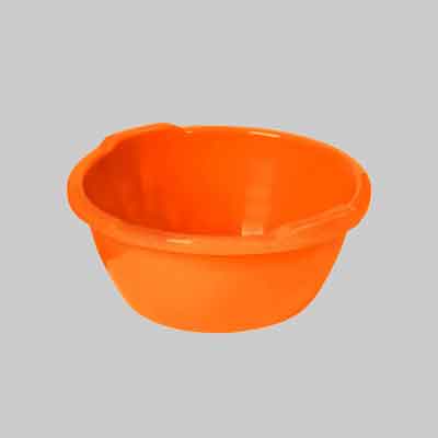 Bacinella Rotonda 14 Lt, Cm Ø 40X42X17H - Col. Arancio