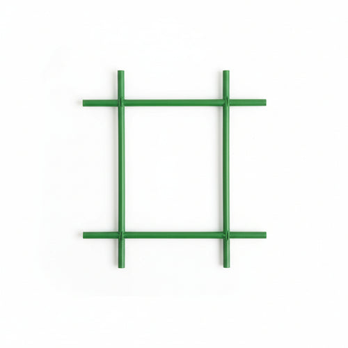 Rete Elettrosaldata Zincata Plastificata Verde Rotolo Mt.25- Maglia Mm.100X50 Filo Ø Mm.2,50 Est. - Cm.100H. - 1 Rotolo T-Rex