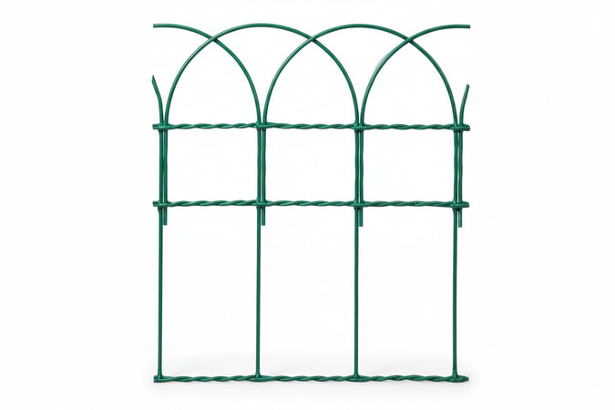 Rete Zincata Plastificata Verde Ad Archetto Rotolo Mt.10- - Cm.65H. - Rotolo Da Mt.10 - 1 Rotolo T-Rex