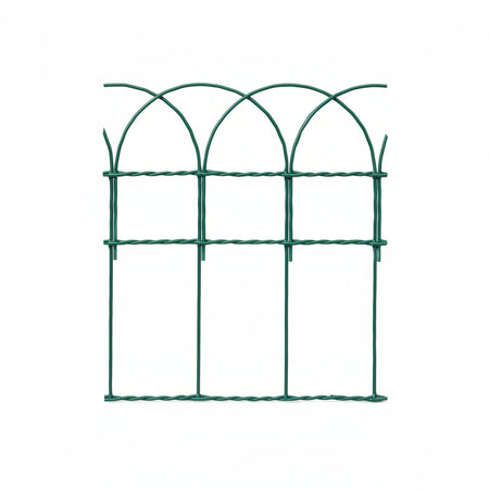 Rete Zincata Plastificata Verde Ad Archetto Rotolo Mt.25- - Cm.90H. - 1 Rotolo T-Rex