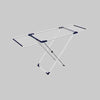 Stendibiancheria A Cavalletto Estensibile 'Aliante' 110 Cm - 186X61X94H - Gimi