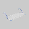 Stendibiancheria Da Balcone 'Brezza Extend' 116 Cm - 188X56X30H - Gimi