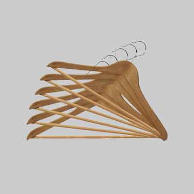 Set Grucce In Legno Conf. 6 Pezzi