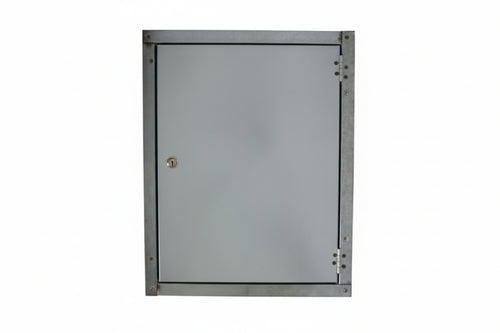 Sportello Liscio In Acciaio Zincato Cm.44X54H.