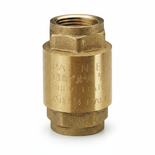 Valvola Di Ritegno Per Acqua Europa Art.100- - F 3/8 - Pressione Esercizio 25 Bar - 2 Pezzi Itap