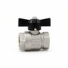 Valvola A Sfera F/F Con Maniglia A Farfalla Ideal Art.092- - Ff 3/8 - Pressione Esercizio 50 Bar - 5 Pezzi Itap