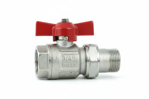 Valvola A Sfera M/F Per Collettori Maniglia Farfalla Ideal Art.098- - Mf 1/2 - Pressione Esercizio 50 Bar - 4 Pezzi Itap