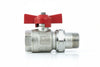 Valvola A Sfera M/F Per Collettori Maniglia Farfalla Ideal Art.098 Mf 1 Pressione Esercizio 40 Bar Itap