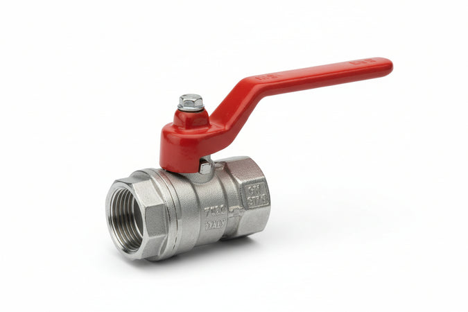 Valvola A Sfera F/F Con Maniglia A Leva Vienna Art.116- - Ff 1/2 - Pressione Esercizio 30 Bar - 5 Pezzi Itap