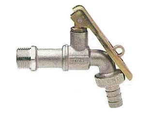 Rubinetto A Sfera Con Maniglia A Leva Con Portalucchetto Art.144- - M 3/4 Con Portagomma F 3/4 - 2 Pezzi Itap