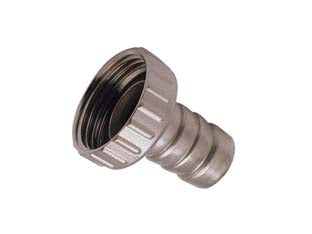 Raccordo Portagomma In Ottone- Per Rubinetto 1 - Ghiera 11/4 In Ottone Cromato - 5 Pezzi Itap