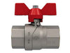 Valvola A Sfera F/F Con Maniglia A Farfalla Evolution- - Ff 1/2 - Pressione Esercizio 50 Bar - 4 Pezzi Fiv