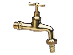 Rubinetto Portagomma M 3/4 Con Portagomma F 1