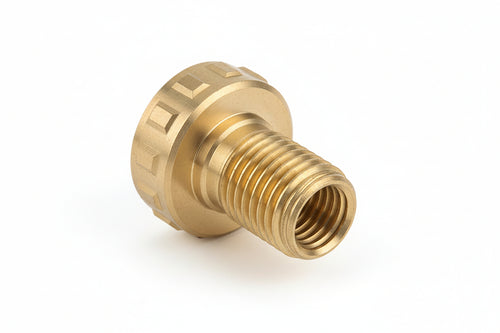 Raccordo Portagomma In Ottone- Per Rubinetto 1/2 - Ghiera 3/4 In Ottone Lucido - 5 Pezzi