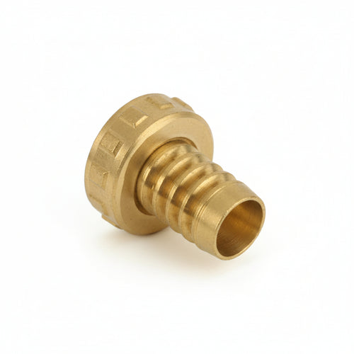 Raccordo Portagomma In Ottone- Per Rubinetto 3/4 - Ghiera 1 In Ottone Lucido - 5 Pezzi