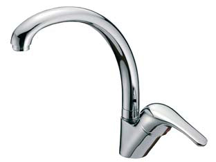 Miscelatore Monocomando Lavello Canna Alta Serie Start Crolla