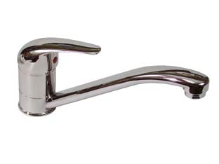 Rubinetto Miscelatore Canna Obliqua Per Lavello Aglaia