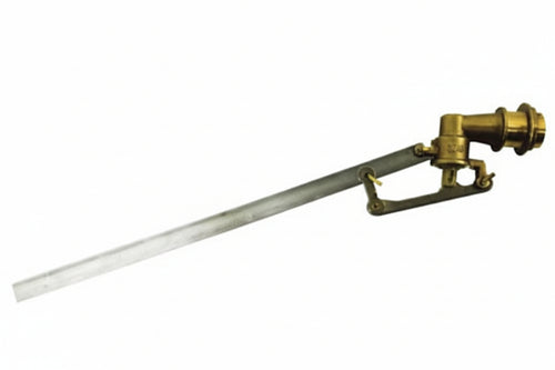 Galleggiante In Ottone 5 Copiglie Con Asta Piatta Inox M 11/2 4 Copiglia