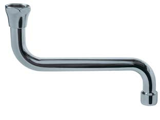 Canna Lavello S In Ottone Cromato Cm.25 X Ø Mm.18 Cromata