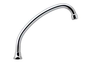 Canna Lavello Jota In Ottone Cromato Cm.20X Ø Mm.18