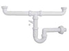 Sifone Moplen A U 2 Vie Con Scarico 11/2 Per Lavello