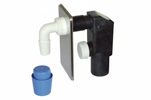 Sifone Moplen A Incasso Per Lavatrice Dn 40 Piastra Inox Piastra In Acciaio Inox