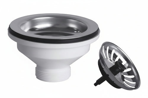 Piletta Moplen Con Tappo Scattino Basket 11/2 Per Lavelli Inox E Sintetici