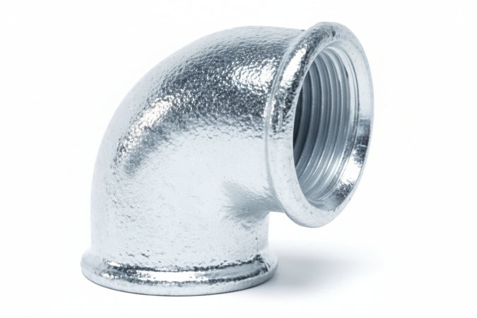 Gomito 90 ° Femmina Femmina In Ghisa- - Ff 3/4 - 10 Pezzi